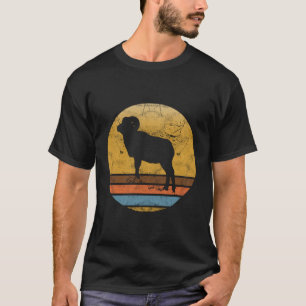 Retro Bighorn Sheep Animal Vintage Style Love Anim T-Shirt