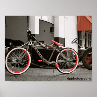 Retro bike poster