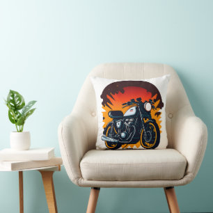 Retro Biker  Cushion