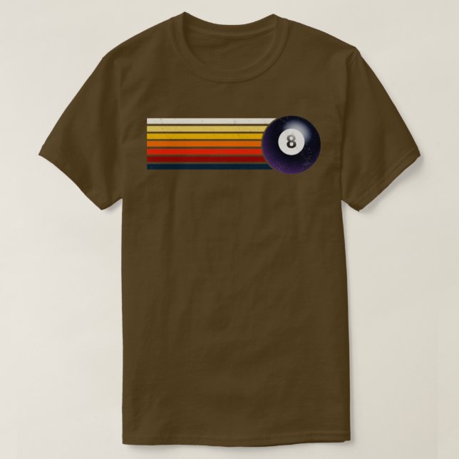 Retro Billiard  1  T-Shirt (Design Front)