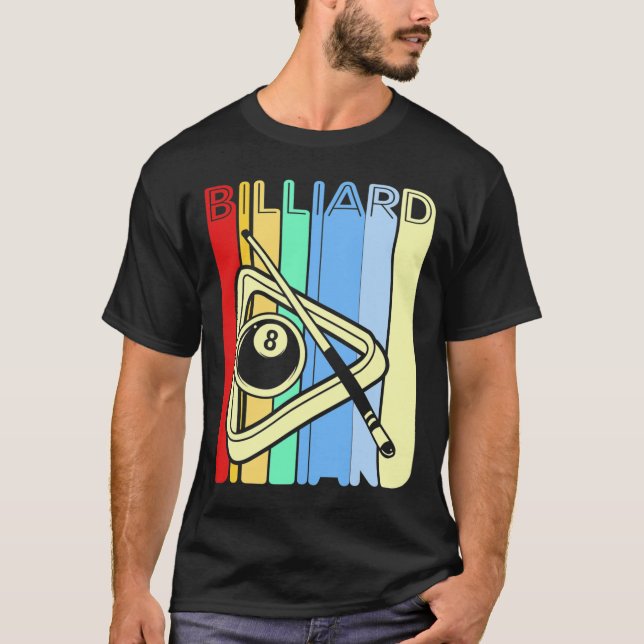 Retro Billiard  T-Shirt (Front)