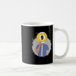 Retro Billiards Snooker Billiard 9 Ll Player Cue S Coffee Mug
