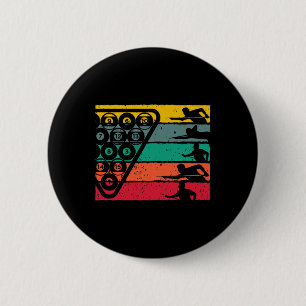Retro Billiards Sport 6 Cm Round Badge