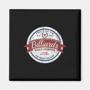 Retro Billiards World Champion “side Pocket Specia Magnet