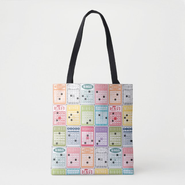 Retro Bingo Tote Bag (Front)
