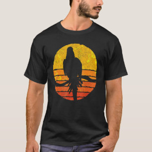 Retro Bird Watching Jungle Animal Macaw Parrot T-Shirt