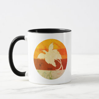Retro BirdofParadise Sunset Mug