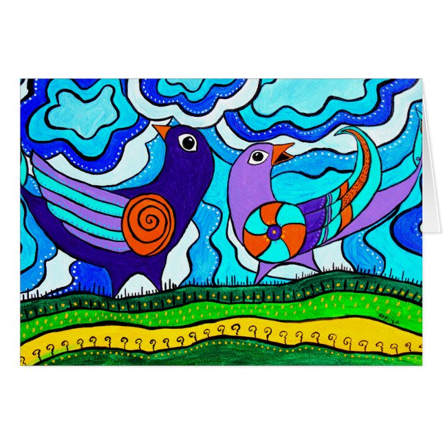 Retro Birds (Front Horizontal)