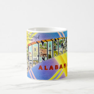 Retro Birmingham AL Postcard Mug