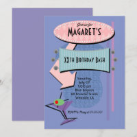 Retro Birthday Cocktail Party