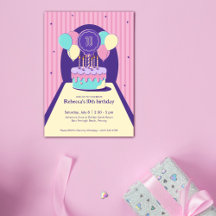 Retro Birthday Party Invitation