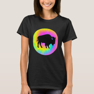 Retro Bison Animal Lover, Vintage Bison Yak Wildli T-Shirt