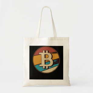 Retro Bitcoin Logo Tote Bag