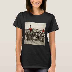 Retro black airmen black history world war 2 T-Shirt
