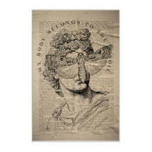 Retro Black and White Dark Academia 