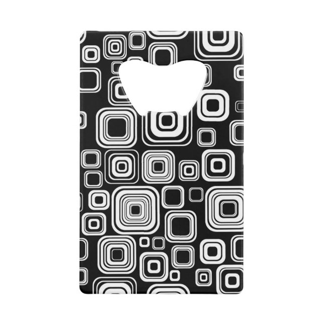 Retro black and white squares (Front)