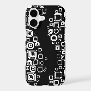 Retro black and white squares