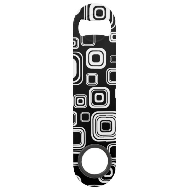 Retro black and white squares (Front)