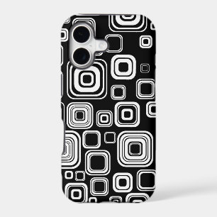 Retro black and white squares