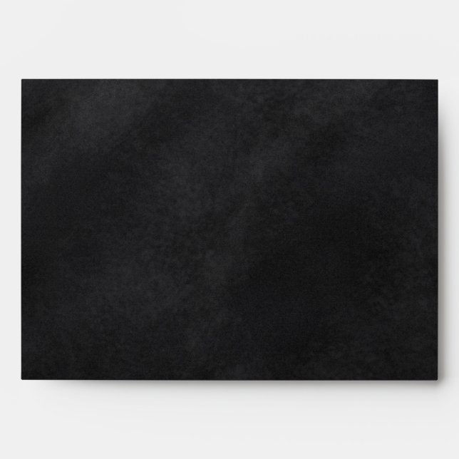 Retro Black Chalkboard Texture Envelopes (Front)