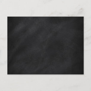 Retro Black Chalkboard Texture Postcard