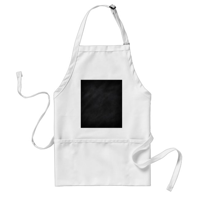 Retro Black Chalkboard Texture Standard Apron (Front)
