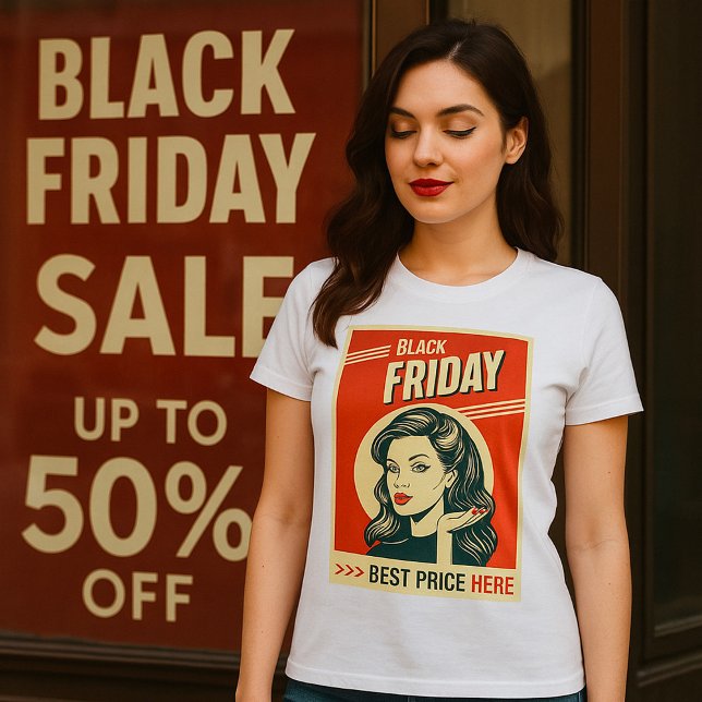 Retro Black Friday T-Shirt (Creator Uploaded)