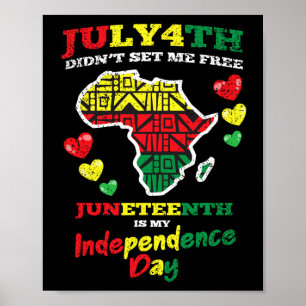 Retro Black History African American Poster