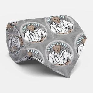 Retro Black Male Doctor Tie