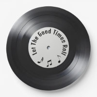 Retro Black Vinyl LP Record