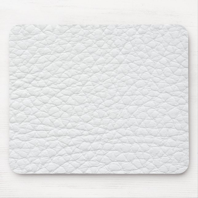 Retro Black & White Grunge Leather Custom Mouse Pad (Front)