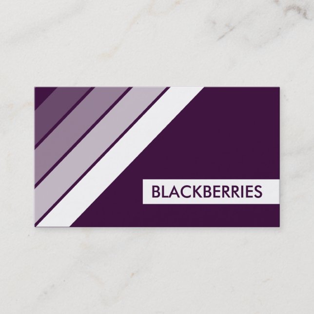 retro BLACKBERRIES Business Card (Front)