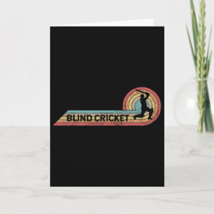 Retro Blind Cricket Vintage Player Film Strip  Card