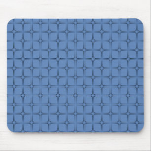 Retro Bliss Mousepad, Blue Mouse Pad