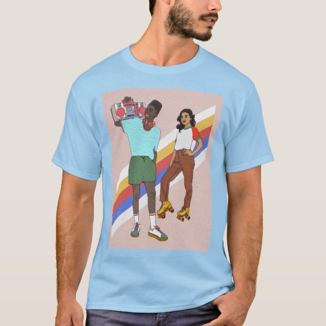 Retro Block Party T-Shirt (Front)