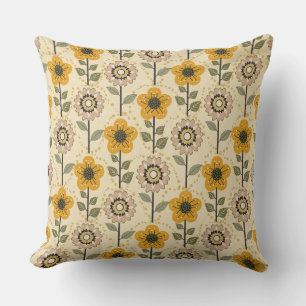 Retro Bloom Harmony Cushion