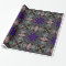 Retro Blue Blossom Fractal Pattern