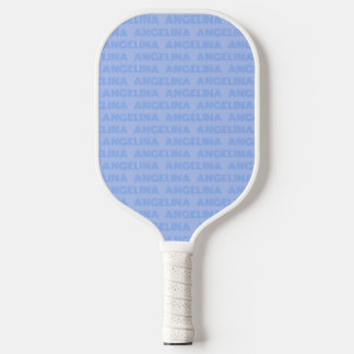 Retro Blue Custom Name Pickleball Paddle 70s