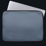 Retro Blue Solid Colour Plain Laptop Sleeve<br><div class="desc">Retro Blue Solid Colour laptop sleeve.

Elegant,  stylish and sophisticated retro blue solid colour laptop sleeve. An extra protection for a special laptop,  for your loved one.</div>