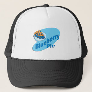 retro blueberry pie trucker hat