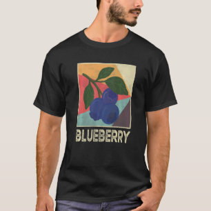 Retro Blueberry Vintage Fruit  Blueberry T-Shirt