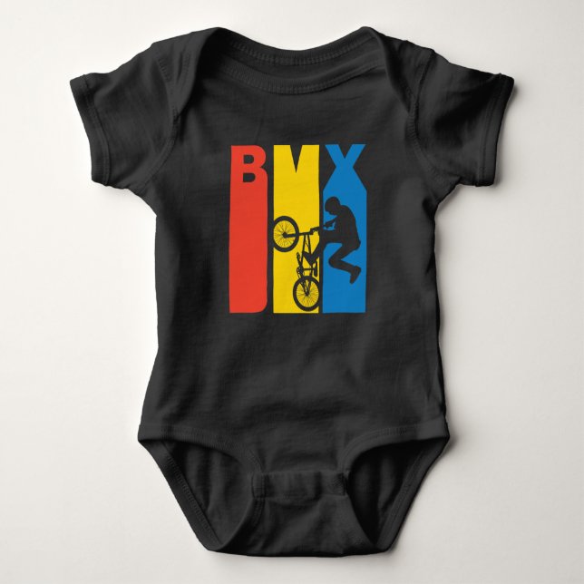 Retro BMX Baby Bodysuit (Front)