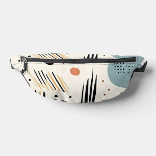 Retro Boho Abstract Modern Collection Bum Bags