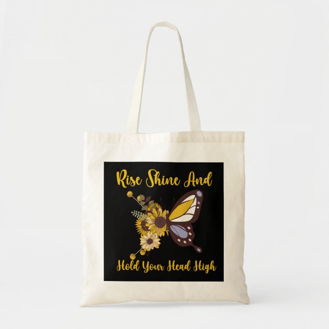 retro boho baby design tote bag (Front)