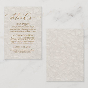 Retro Boho Brown Neutral Details  Enclosure Card