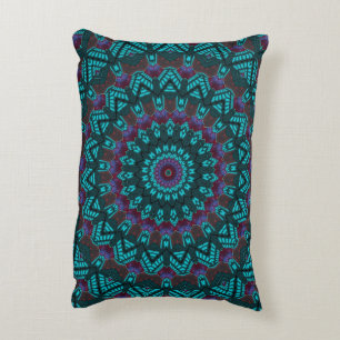 Retro Boho Chic Bohemian Southwestern Mandala Decorative Cushion