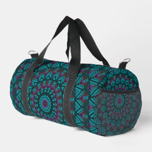 Retro Boho Chic Bohemian Southwestern Mandala  Duffle Bag