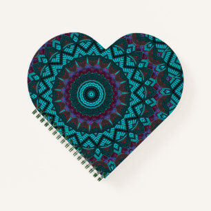 Retro Boho Chic Bohemian Southwestern Mandala  Notebook