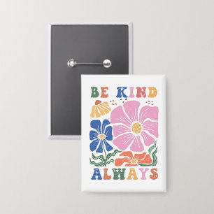 Retro Boho Colourful Floral – Be Kind Always