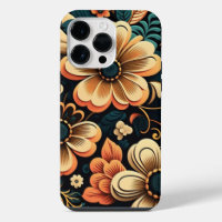 Retro boho flower power